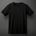 plain black t shirt